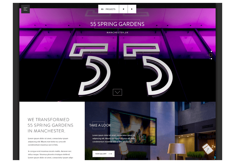 Ganuricknolitta created the website for construction company ARCO to present their services